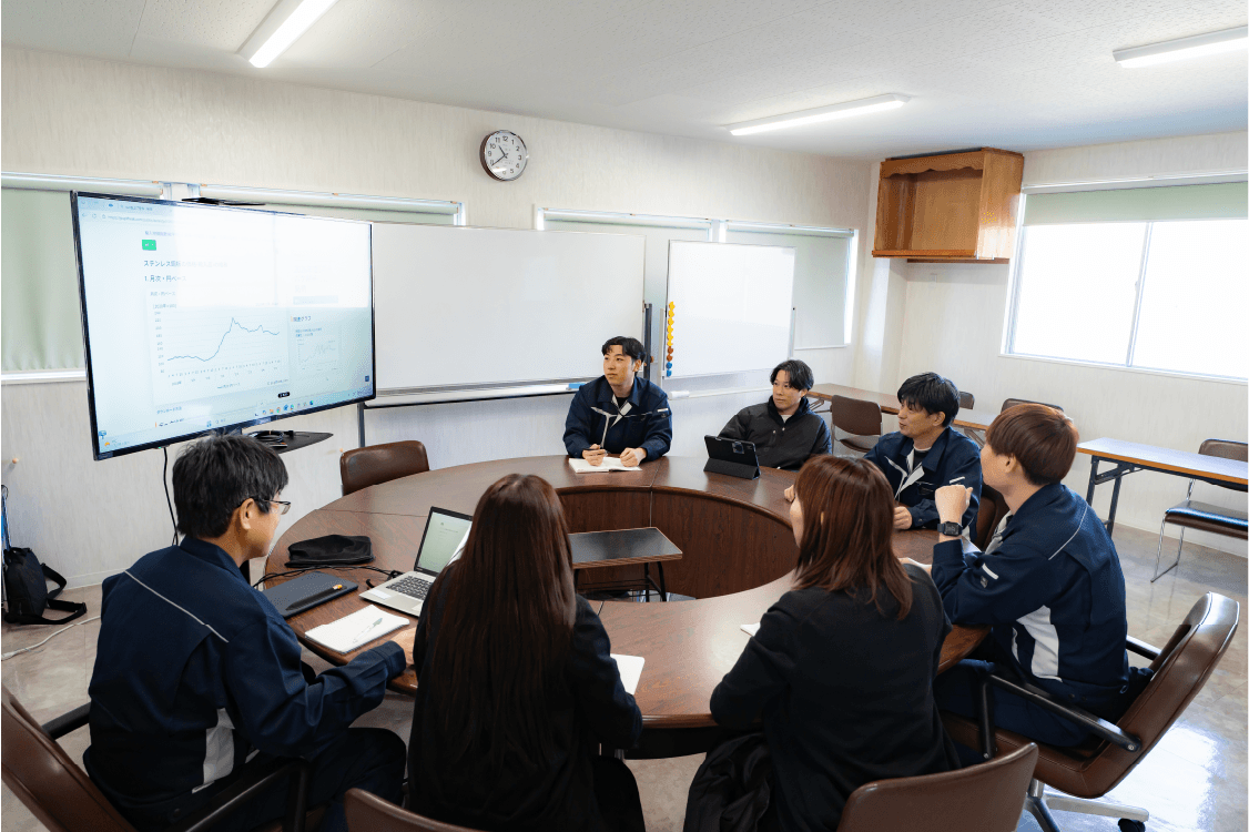 工場研修・チームミーティング