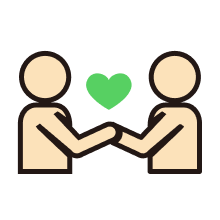 伸びよう、一緒に